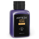 ARTEZA Acrylic Paint, A405 Violet, 33.8 fl oz, 1000ml Jar, Opaque, Quick-Drying, Acrylic Paints for Painting on Canvas, Paper, a
