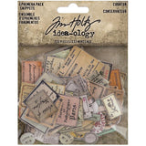 Tim Holtz 2021 Halloween IdeaOlogy, Curator Snippets, 9415, silver, (TH93230)