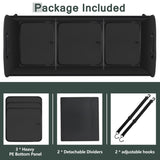 AOPHY Trunk Organizer for Car, 95L Large Capacity Storage with Non-Slip Bottom Strips and 2 Retractable Straps, Cargo Organizer