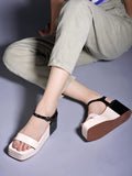 Shoetopia Stylish Solid Cream Platform Heels For Women & Girls /Uk8,Cream,8,B0C6TYKHY7