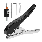 Ecomistiq Manual Edge Band Puncher Plier Punching Tool For Cardboard Diy Crafts Labels Black 8Mm | Paper Punches Scrapbooking To