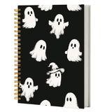 NATSUNO Halloween Ghost Spiral Notebook Journal 5.5x8.3in