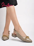 Shoetopia Pointed Toe Flat Beige Belly For Girls-Eu37,Bronze,4,B0D5HFM8GH