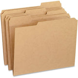 Pendaflex RK15213 TwoPly Dark Kraft File Folders, 1/3 Cut Top Tab, Letter, Brown (Box of 100)