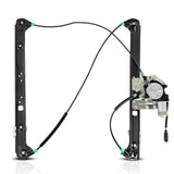 YHTAUTO Front Driver Side Power Window Regulator with 2-Pin Motor Assembly Compatible with BMW E53 Series X5 2000-2006 Sport Uti
