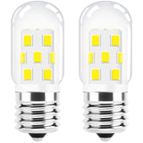 LED Microwave Light Bulbs Under Hood 40W Equivalent, E17 LED Bulb Dimmable for Stove Top, Refrigerator, Appliance, Range Hood, 4