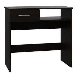 Tuhome Vizcaya Office Set, Single Drawer, Keyboard Tray,Bookcase -Black