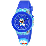 Zebrox Blue Color 7 Color Led Lights Silicone Strap Quartz Kids Analog Wrist Watch For Boys, Kids, Children And Girls (Kd-022)