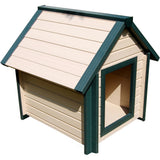 New Age Pet ECOFLEX Bunk Style Dog House, Large, Weatherproof and Easy to Clean, Elevated Floor for Ventilation, Quick Assembly,