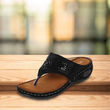 Ortho Joy Women & Girl Black Slipper - 6 Uk,Black,5,B08WJ8DTTJ
