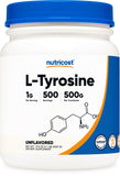 Nutricost LTyrosine Powder 500 Grams Pure LTyrosine Powder 1000mg Per Serving