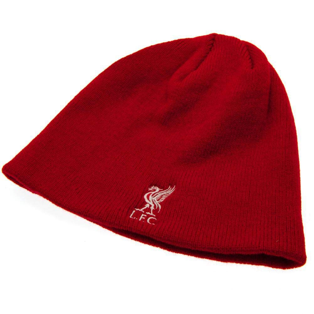 Liverpool Fc Crest Beanie Hat Red