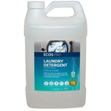 ECOS PRO Liquid Laundry and Microfiber Detergent, Free & Clear, Unscented, Concentrated & Ideal for Commercial & Industrial Use,