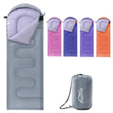 Kuzmaly Camping Sleeping Bag 3 Seasons Lightweight &Waterproof with Compression Sack Camping Sleeping Bag Indoor & Outdoor for A