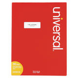Universal UNV80120 1 in. x 2.63 in. Inkjet/Laser Printers Labels White (7500/Box)