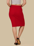 Wedani Women'S & Girl'S Above Knee Skirt (32 Red),Red,XL,Polyester,A-Line,