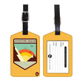 Nutcase Designer Luggage Travel Baggage Tags Set Of 2 With Name Card Inside Sun Rise
