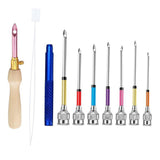 Zoomella 9X Diy Embroidery Pen Punch Needle Kits Knitting Needle Threaders Sewing|Crafts |Punch Needle Kits