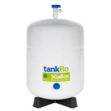 tankRO RO Water Filtration System Expansion Tank 3 Gallon Water Tank Compact Reverse Osmosis Water Storage Pressure Tank 