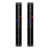 AIWEILUCK 2 Pack Cornhole Scoreboards Black