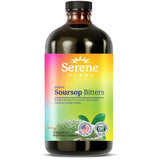 Serene Herbs Soursop Bitters Liquid with Soursop Leaves for Gut Cleanse, Detox & Immune Boost with Black Seed, Moringa, Irish Mo