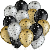 Stars Print Latex Balloons | Pack of 20 | Party Decor