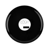 PLASTICPRO [30 Pack 8.6 Plastic Party Plates Edge Collection Black Premium heavyweight Elegant Disposable Tableware Dishes Black
