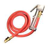 Milton 518 Analog Tire Inflator with Pressure Gauge, 5' Hose Easy Straight Clip-on Chuck, Made In USA (OSHA Compliant) 10-160 PS