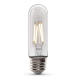 Feit Electric Vintage Exposed Filament Clear Glass LED T10 with a Medium E26 Base Light Bulb - 40W Equivalent - 10 Year Life - 3