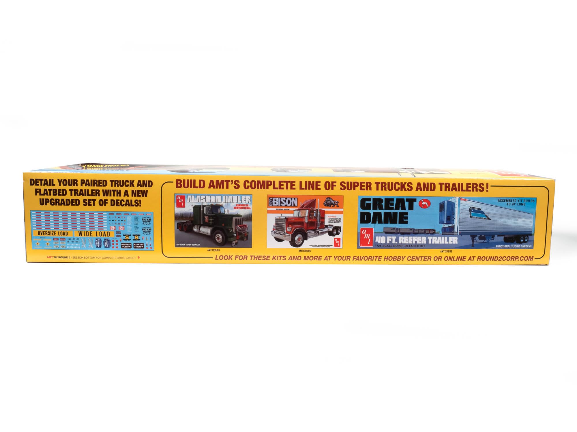 Amt Fruehauf Flatbed Trailer 1:25 Scale Model Kit