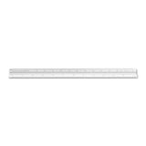 Alumicolor Aluminum Architect Metric Solid Drafting Scale, 30CM, Silver