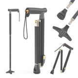 Michael Graves Quick Fold Walking Cane for Men and Women - Foldable Walking Stick for Stability and Style - Collapsible Folding 