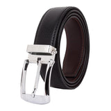 Zacharias MenS Pu Leather Reversible Belt (Pack Of 1) (A385_Black/Brown)