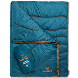 Wise Owl Outfitters Outdoor Camping Blanket - Lightweight Packable Puffy Quilt for Backpacking, Hiking & Travel - Warm Water Res