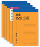 Solo Takenote Slip Pad No.33, Ruled Paper With 40 Sheets (80 Pages), Writing Notepad | Pack Of 10
