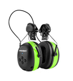PROHEAR Safety Headphones with Bluetooth 5.3 - Compatible with 3M H-700 & DEWALT Hard Hats, 40H Battery Green - OSHA Hearing Pro