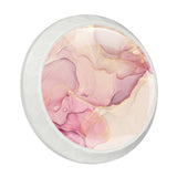 LORVIES 4 Pack 1.37 Marble Decorative Cabinet Knobs, ABS Cabochon Glass Round White, Dresser Drawer Closet Door Handles Pulls fo