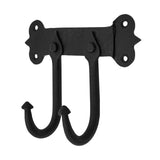 SaKeGa Mystic Colonial Rustic Cast Iron Wall Hanger - Heavy Duty Retro Utility Hooks, Multi-Purpose Wall Mount Hanger for Hangin