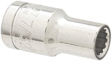 Williams 30207 1/4Inch Drive Shallow 12Point Socket, 7/32Inch