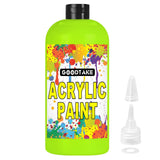 GOODTAKE Acrylic Paint, Grass Green Color Acrylic Paint Bottle, Rich Pigments, Non Toxic, Paints for Multi Art Surface, Beginner