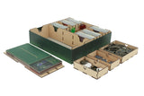 The Broken Token Villainous Base Game Compatible Organizer - Wood Storage Box with Multiple Decks & Trays for Tokens - Wooden Ga