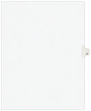 Avery Individual Legal Exhibit Dividers, Avery Style, 12, Side Tab, 8.5 x 11 inches, Pack of 25 (11922)