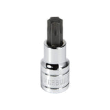 Powerbuilt 1/2-Inch Drive T-55 Star Torx Bit Socket, S2 Bit and Chrome-Vanadium Socket - 642400