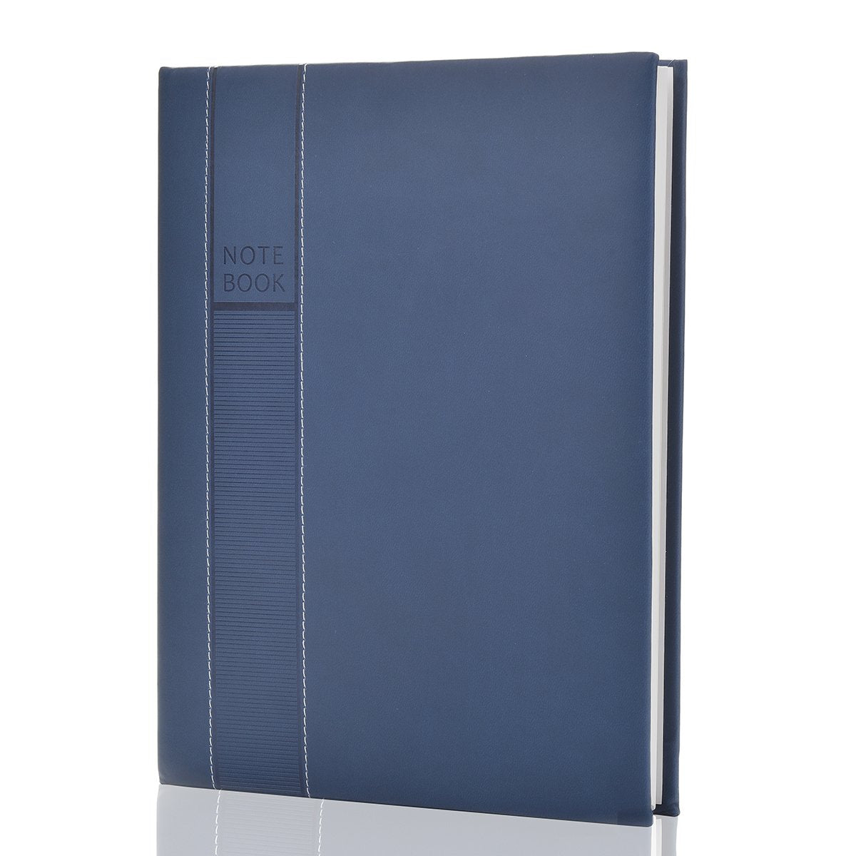 Large Notebooks and Journals Classic Hardcover Notebook 8 x 11 inch 128 Sheets (256 Pages) Leather Notebook Journals to Write in