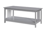 Convenience Concepts Mission Coffee Table, Gray