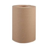 Windsoft 108 Nonperforated Paper Towel Roll, 8 x 350ft, Brown (Case of 12 Rolls)
