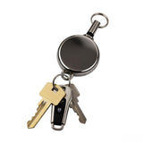 Storite Retractable Keychain Id Badge Holder Keyring | Secure Carabiner Clip For Backpacking, Fishing, Outdoor Use | Durable Abs