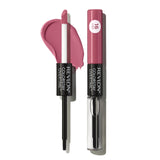 Revlon Liquid Lipstick with Clear Lip Gloss, ColorStay Overtime Lipcolor, Dual Ended with Vitamin E, 220 Unlimited Mulberry, 0.0