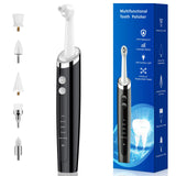 Pelzzle Rechargeable Tooth Polisher Kit for Daily Cleaning, Whitening and Polishing, Electric Dental Teeth Polisher with LED Lig
