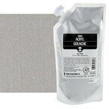 Turner Colour Works Acryl Gouache Artist Acrylic Paint - Single 250 ml Pouch - Silver